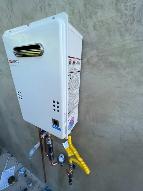 Tankless water heater installation for Bangle homes